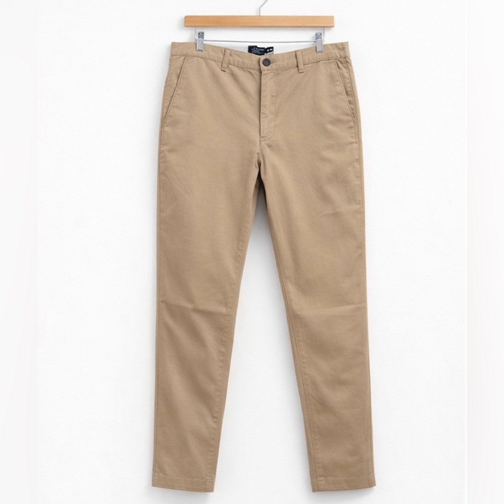 Club Monaco Men’s Slim Fit Chinos 32x30 Khaki Tan Stretch Cotton Pants